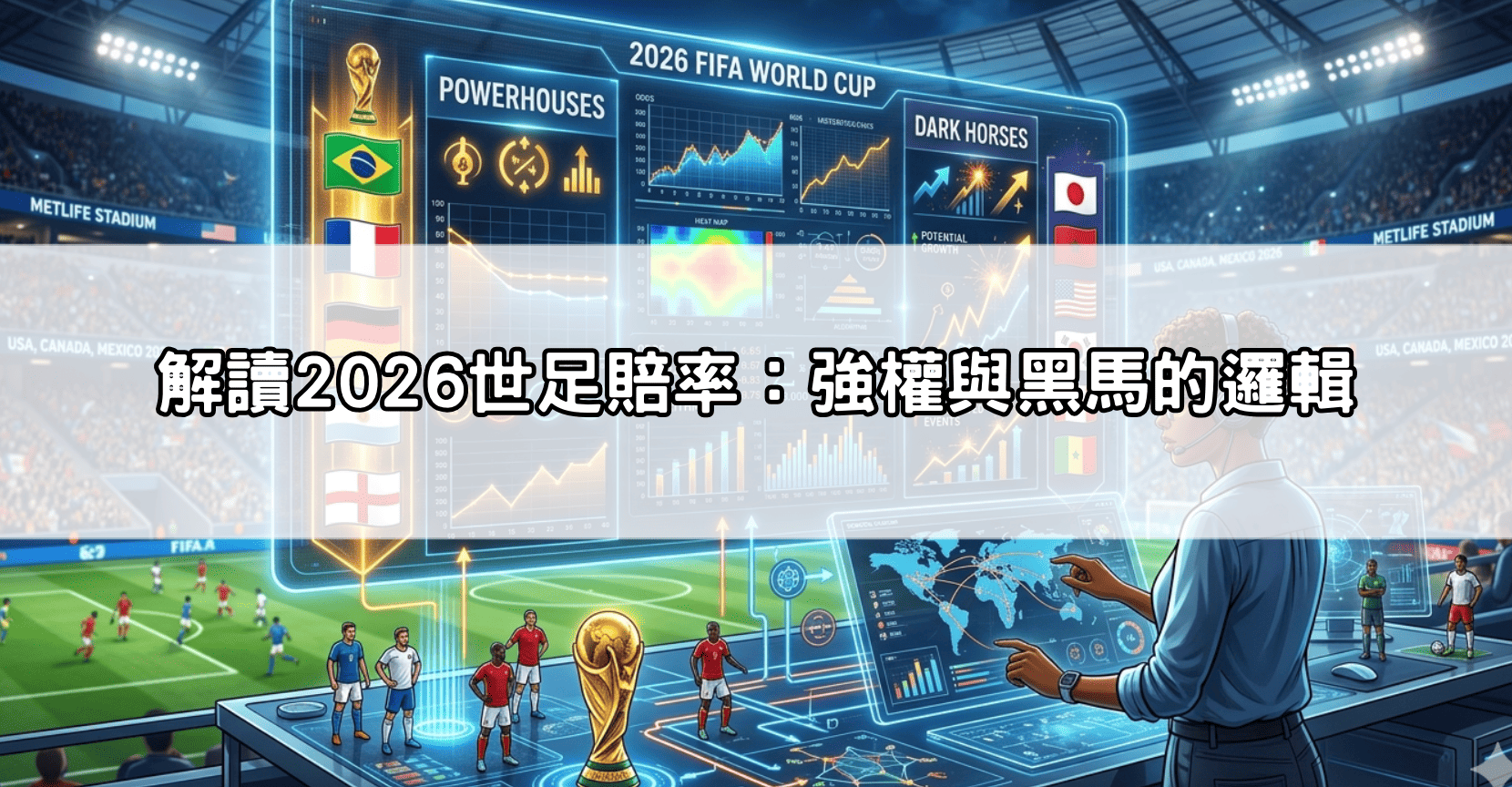 解讀2026世足賠率:強權與黑馬的邏輯
